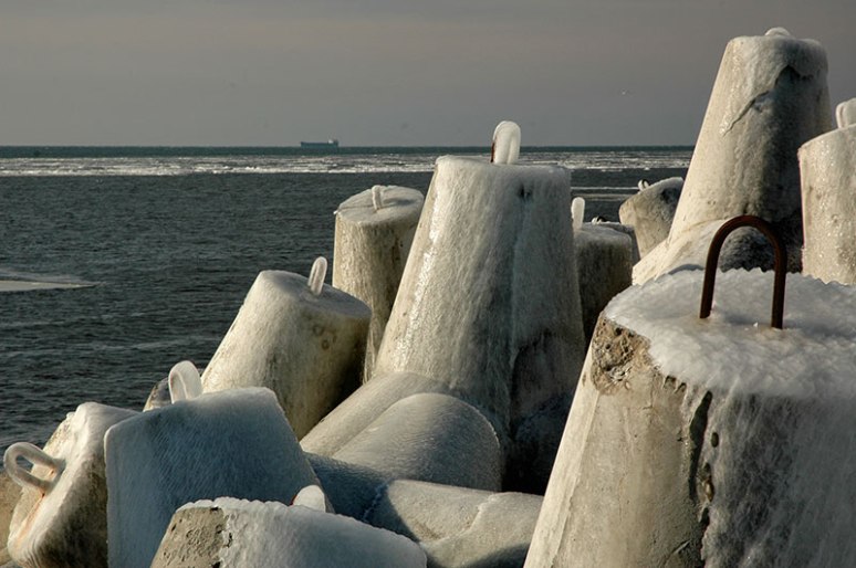 Tank Traps, Baltiysk, Kaliningrad Region, Russia