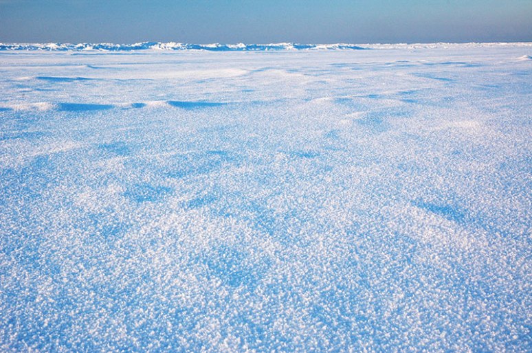 Frozen Baltic Sea, Narva-Jõesuu, Estonia