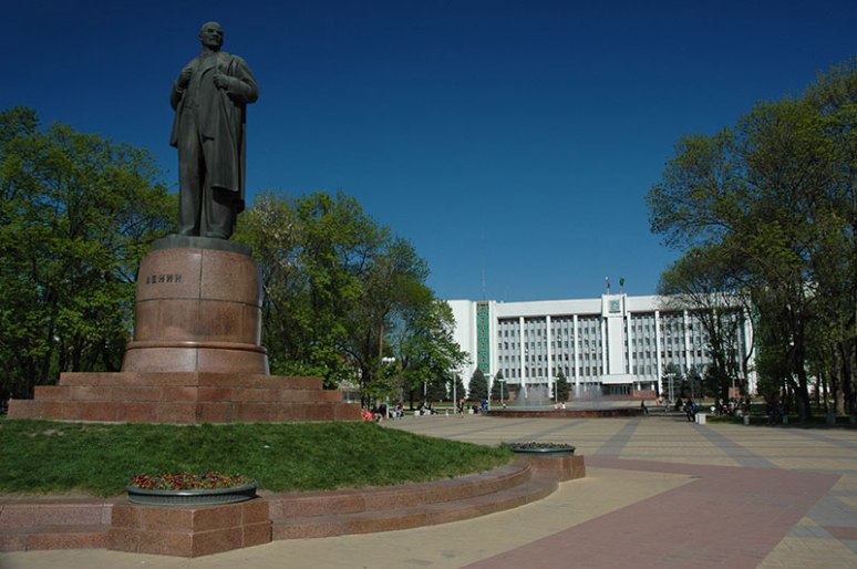 Lenin Square, Maykop, Adygea Republic, Russia