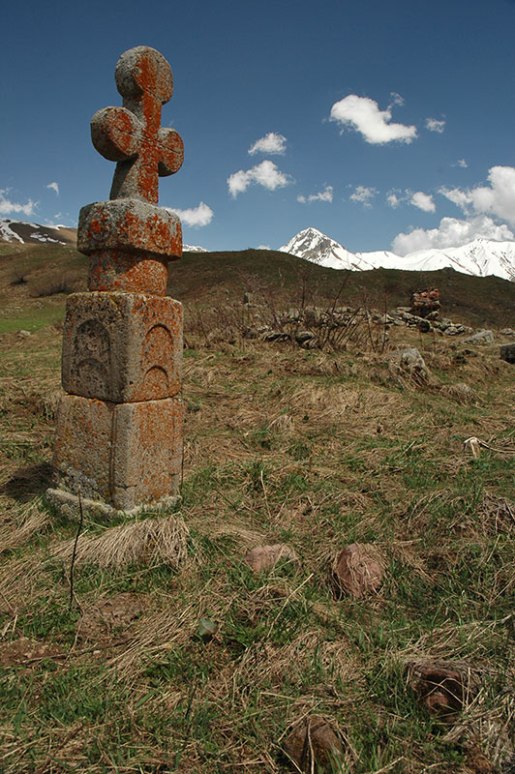 Gravestone, Nizhny Yerman, South Ossetia