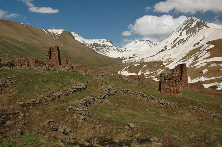 Ruins of Verkhny Yerman, South Ossetia
