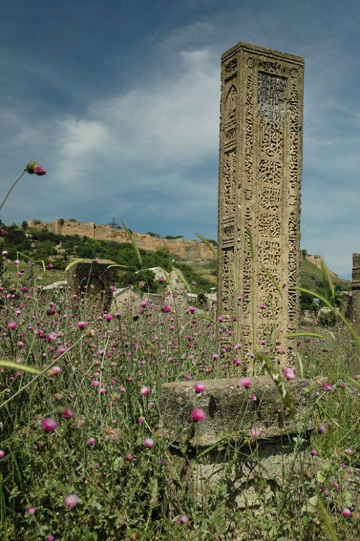 Gravestone, Derbent, Dagestan Republic, Russia