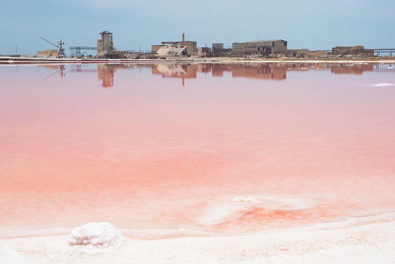 Sodium Sulphate Pool, Garabogaz, Balkan Region, Turkmenistan
