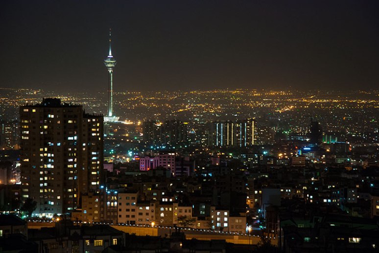 Nightscape, Tehran, Iran