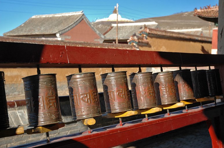 Prayer Wheels, Amarbayasgalant Monastery, Selenge Province, Mongolia