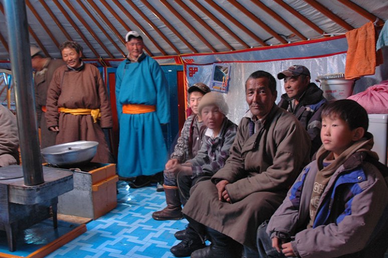 Mongol Family, near Asgat, Zavkhan Province, Mongolia