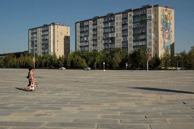 Central Square, Zarafshan, Navoiy Region, Uzbekistan