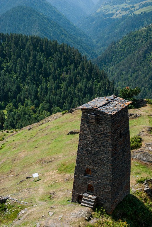 Keselo Fortress, Upper Omalo, Kakheti Region, Georgia